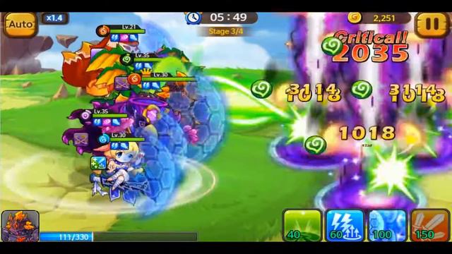 Monster squad Sky Island HELL MODE FIGHT LEVEL 1 ONE! смотреть онлайн