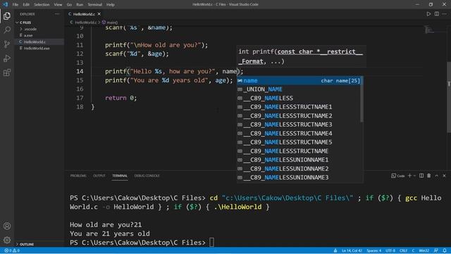 C user input ⌨️ смотреть онлайн