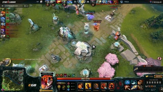 Vega.Pasha Cuts Virtus Pro In Last Minutes Of Game