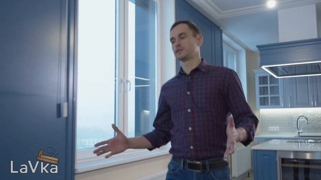 Мебель по проекту студии дизайна в стиле современная классика. Эмаль, шпон, массив. смотреть онлайн