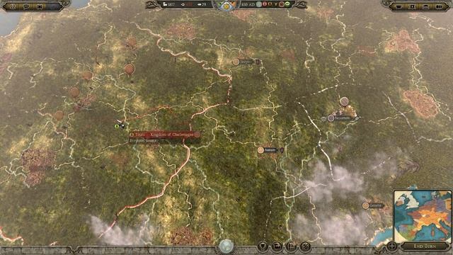 Age of Charlemagne - CAMPAIGN TIMELAPSE (Total War: Attila) смотреть онлайн