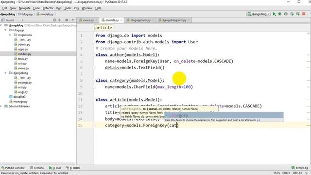 Blog in Python/Django || Bangla tutorial part-3 (Model) смотреть онлайн