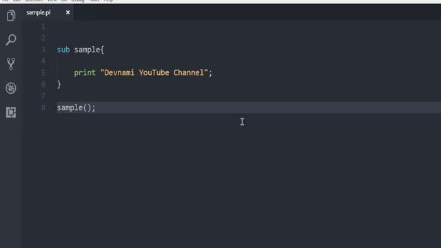 Perl Programming Subroutines and functions смотреть онлайн