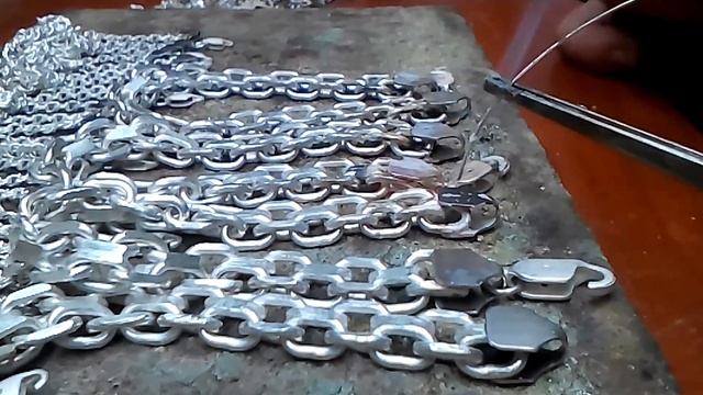 Пайка окончаний, браслеты из серебра плетение двойной якорь. Научиться делать цепочку двойной якорь смотреть онлайн