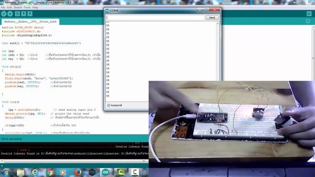 สอนใช้ Module MQ-2 FC-22 Smoke Gas Sensor ผ่านแอป blynk#ep11 смотреть онлайн