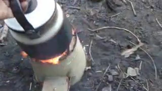 походная печка для отдыха и рыбалки смотреть онлайн