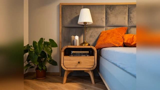 Прикроватные тумбочки и столики из дерева для спальни и гостиной смотреть онлайн