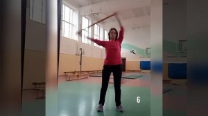Упражнения с гимнастической палкой. Против сколиоза и сутулости.
