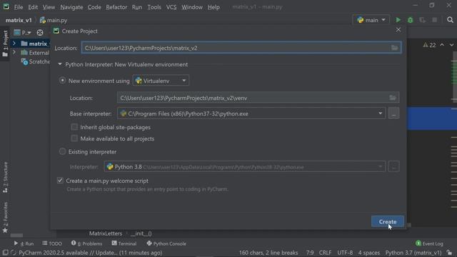 МАТРИЦА на Python [Pygame+Random] v2 смотреть онлайн