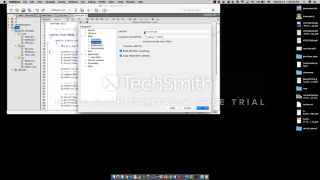 CS210 Creating a Jar File in Netbeans смотреть онлайн