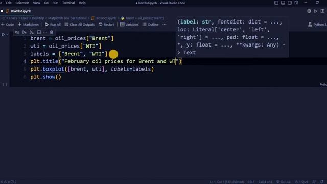 Matplotlib boxplot смотреть онлайн