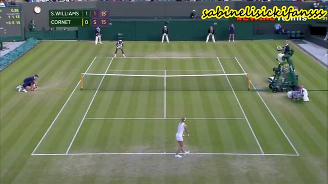 Serena Williams vs Alize Cornet - 2014 Wimbledon R3 Highlights смотреть онлайн