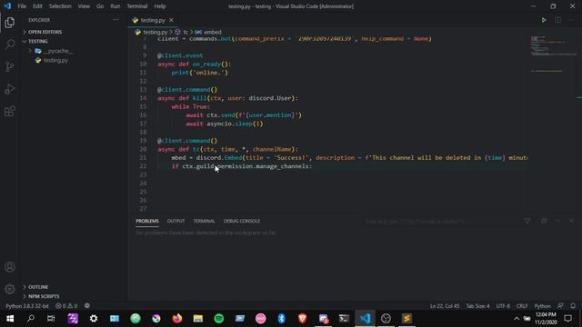 Discord.py | Temporary channels смотреть онлайн