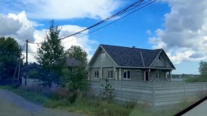 8/город Кемь, Карелия. Автопрогулка по улицам городка, часть 1.