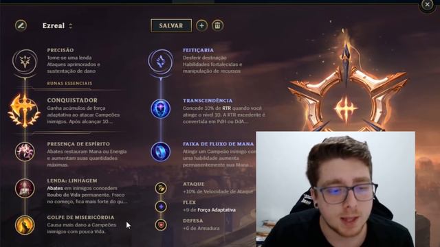 COMO JOGAR DE EZREAL - TUTORIAL DE HABILIDADES, COMBOS, RUNAS e POSICIONAMENTO - COM DALT смотреть онлайн