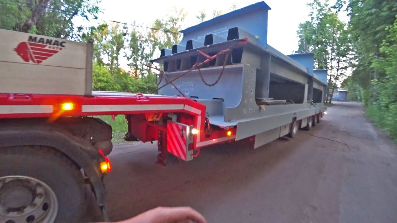 Два рейса с негабаритом Ярославль и Питер смотреть онлайн