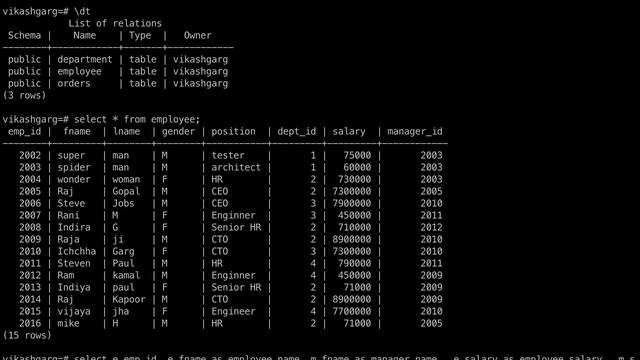Self join in Sql смотреть онлайн