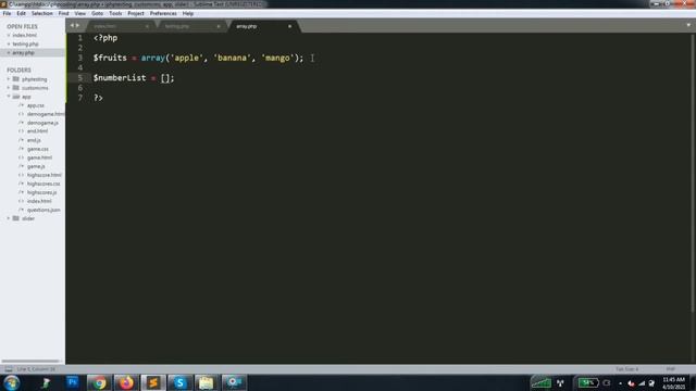 How to utilize array in php - PHP array phptutorial 2021 смотреть онлайн