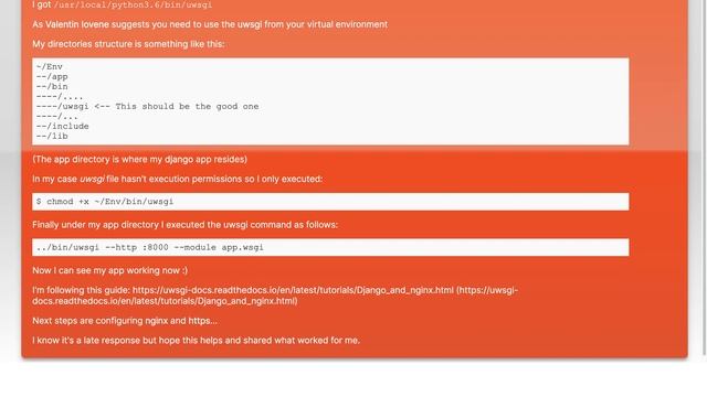 django, pyenv, uwsgi - ModuleNotFoundError: No module named 'django' смотреть онлайн
