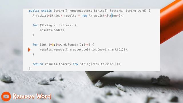 Remove Word Java Coding Challenge | Edabit | How'd You Code That? смотреть онлайн