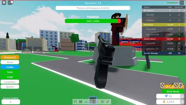 Играю В Роблокс.2 Player Superhero Tycoon 1 часть смотреть онлайн