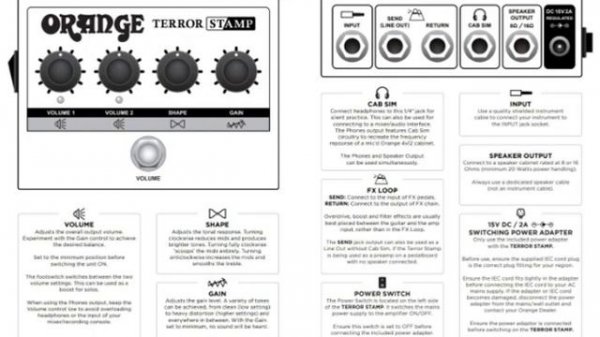Orange Terror Stamp shape tones