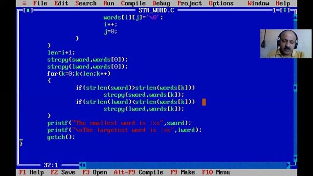 Find the Smallest and Largest Word in a String in C Programming Language смотреть онлайн