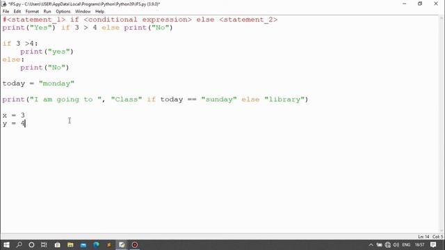 Python Tutorial For Absolute Beginners #7 - Conditionals (Ternary Operator and The Pass Statement) смотреть онлайн