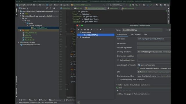 Spark Read JDBC example смотреть онлайн