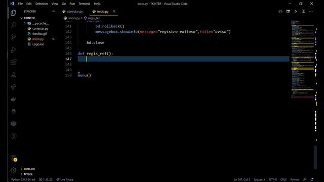 Python and Tkinter #2 Registro de usuarios y demás funciones. смотреть онлайн
