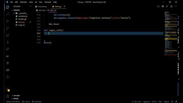 Python and Tkinter #2 Registro de usuarios y demás funciones.
