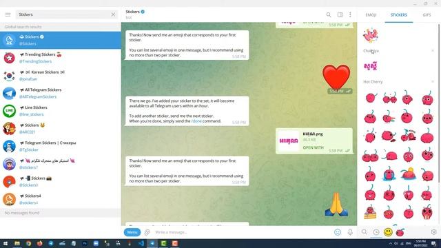 របៀបបង្កើត Stickers នៅក្នុង Telegram - How To Create Telegram Stickers смотреть онлайн