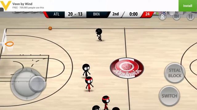 Stickman Basketball 2017 | Android Gameplay #1 смотреть онлайн