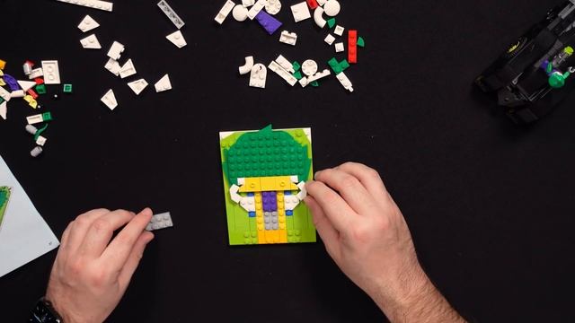 LEGO Brick Sketches 40428 The Joker - Lego Speed Build Review смотреть онлайн
