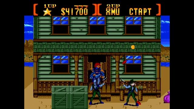 ЖЁСТКАЯ ПЕРЕСТРЕЛКА КОВБОЕВ. Игра Sunset Riders на Сега | Прохождение, walkthrough смотреть онлайн