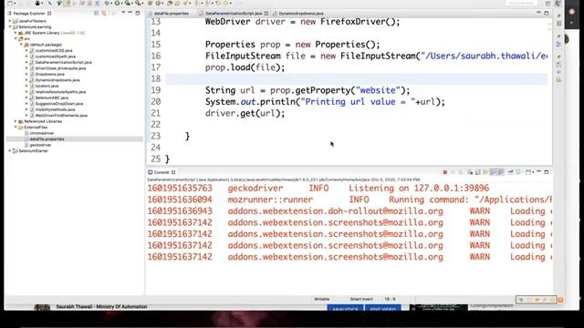 Selenium Day 11 Data Parametrization and Assertions смотреть онлайн