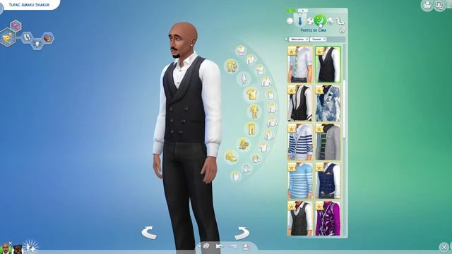 The Sims 4 - Mod Tupac with all the tattoos ... perfect! смотреть онлайн