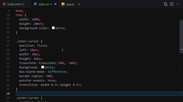 Cursor Magic: Creating a Custom Mouse Cursor with HTML, CSS, and JavaScript | #huxnwebdev смотреть онлайн