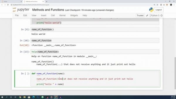 How To Create Functions and Use Methods In Python ?