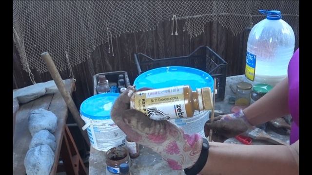 Большая бетонная черепаха. Покраска смотреть онлайн