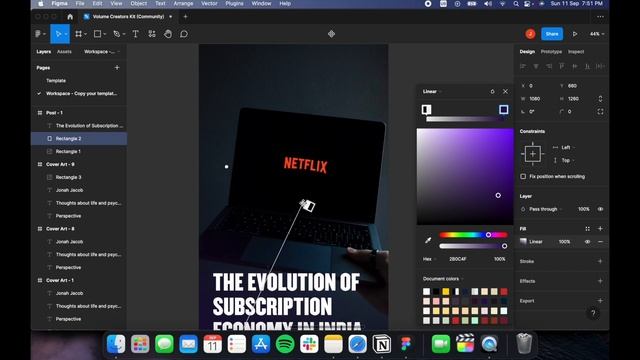Part 4: Creating a carousel/post using Figma for a Stack on Volume смотреть онлайн