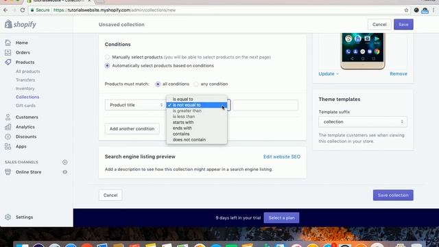 Shopify Tutorial for Beginners-2022 | Collection | How to create product collection in Shopify смотреть онлайн