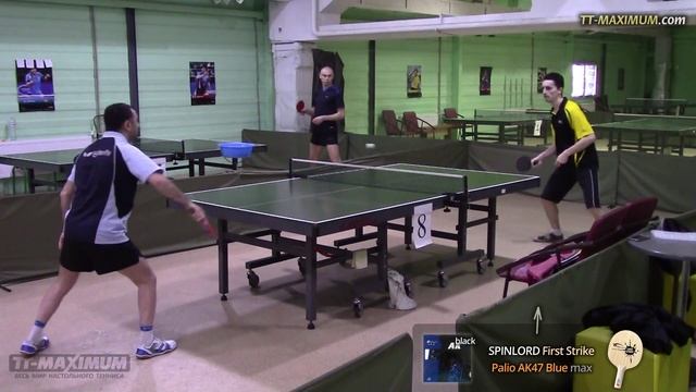 PALIO AK47 Blue Max - плоский удар справа