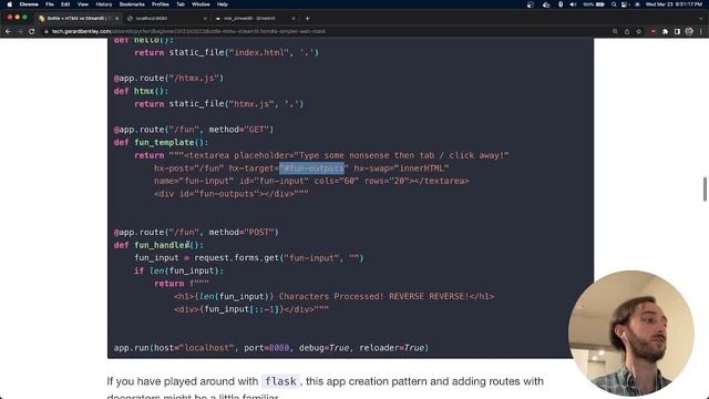 Streamlit VS. WSGI (Bottle / Flask / Django) + HTMX смотреть онлайн