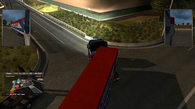 ETS 2 multiplayer - покатушки #9 смотреть онлайн