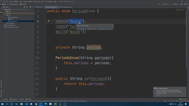 Curso de Java - Enumeradores - Enum - Aula 21 смотреть онлайн