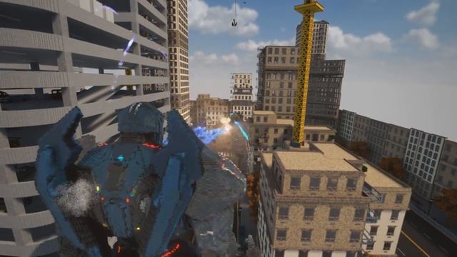 Реалистичная GIPSY AVENGER Vs KAIJU Destruction - Ways To Kill GIPSY DANGER - Teardown