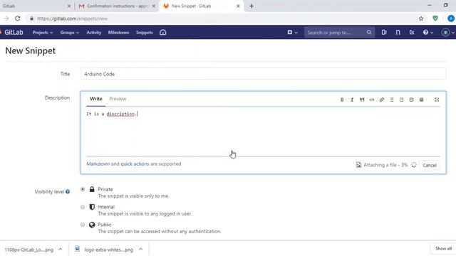 Create Snippets | Add File & Image In GitLab | GitLab TUtorial | смотреть онлайн
