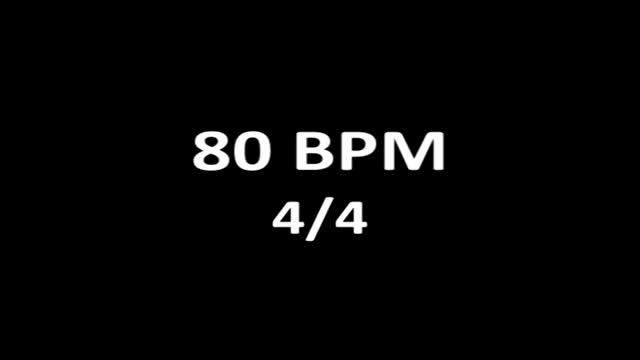 80 BPM Metronome 4/4 Andante смотреть онлайн