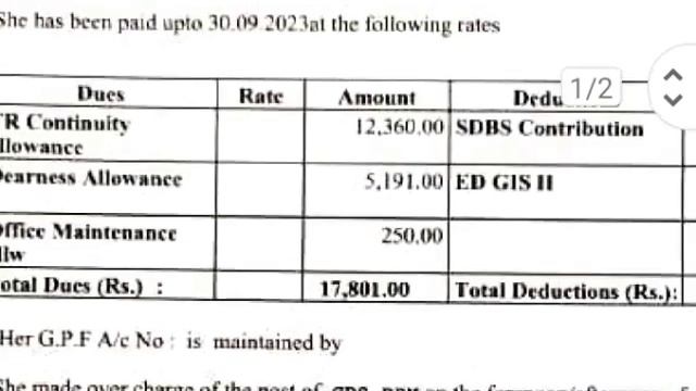 GDS SALARY SLIP SEP -2023/NEWLY GDS SALARY/HOW MANY TIME SALARY INCREASE IN A YEAR. #gds смотреть онлайн